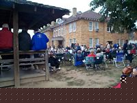 Pickin' on the town square